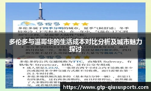 多伦多与温哥华的生活成本对比分析及城市魅力探讨